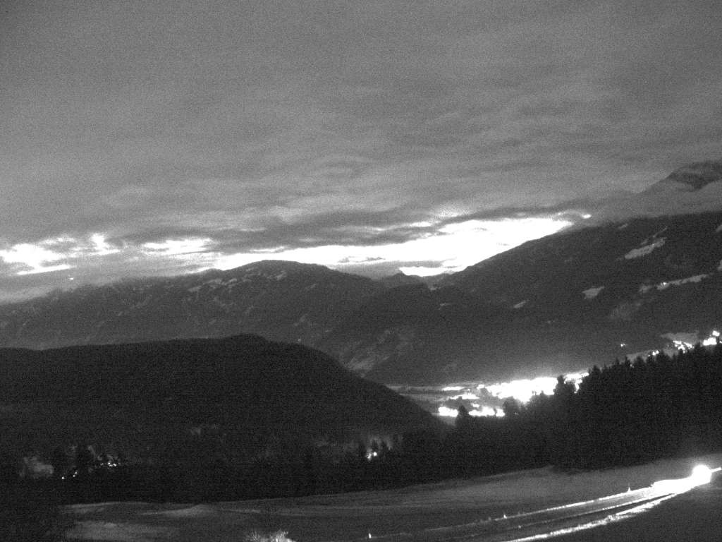 Archiv Foto Webcam Sicht vom Dorf Hofern auf Kiens im Pustertal