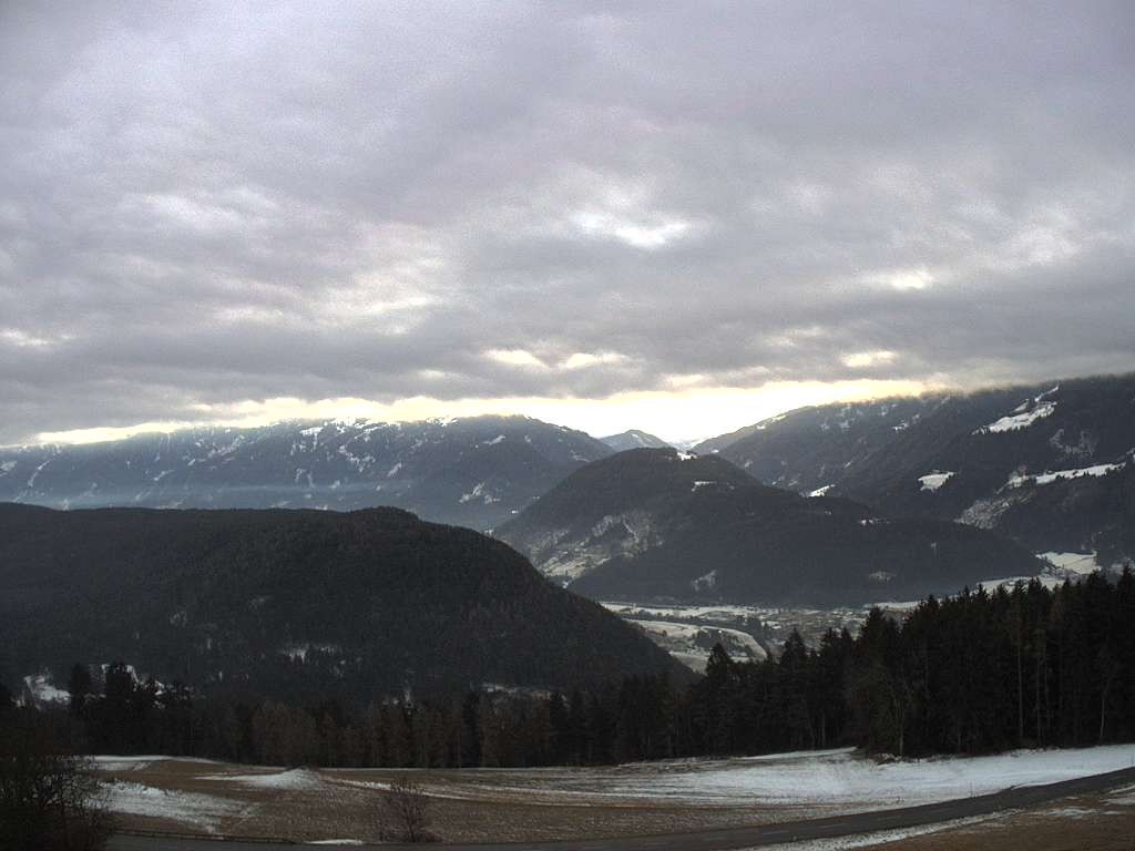Archiv Foto Webcam Sicht vom Dorf Hofern auf Kiens im Pustertal