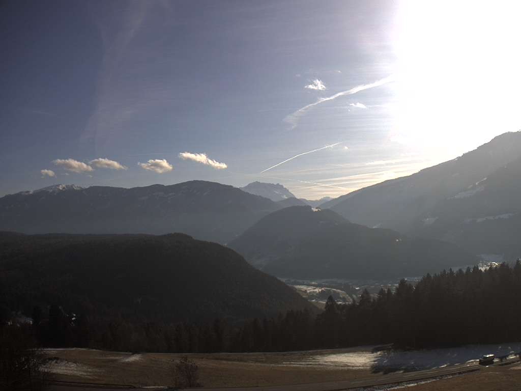 Archiv Foto Webcam Sicht vom Dorf Hofern auf Kiens im Pustertal
