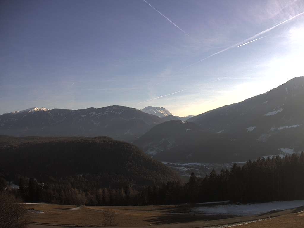 Archiv Foto Webcam Sicht vom Dorf Hofern auf Kiens im Pustertal