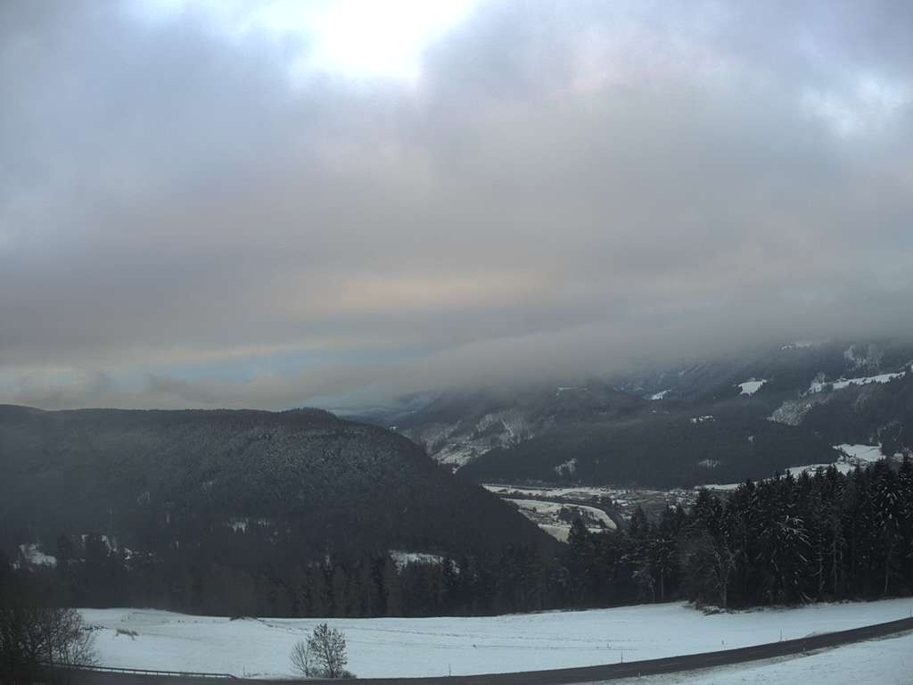 Archiv Foto Webcam Sicht vom Dorf Hofern auf Kiens im Pustertal