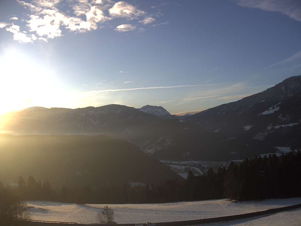 Archiv Foto Webcam Sicht vom Dorf Hofern auf Kiens im Pustertal