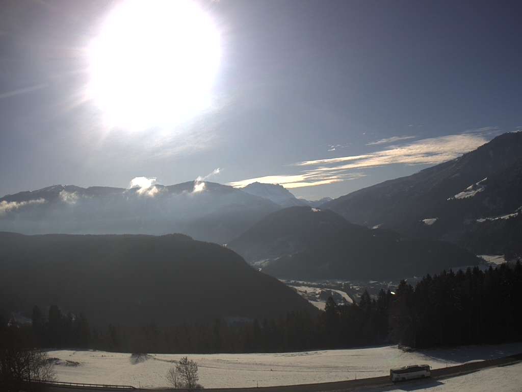 Archiv Foto Webcam Sicht vom Dorf Hofern auf Kiens im Pustertal