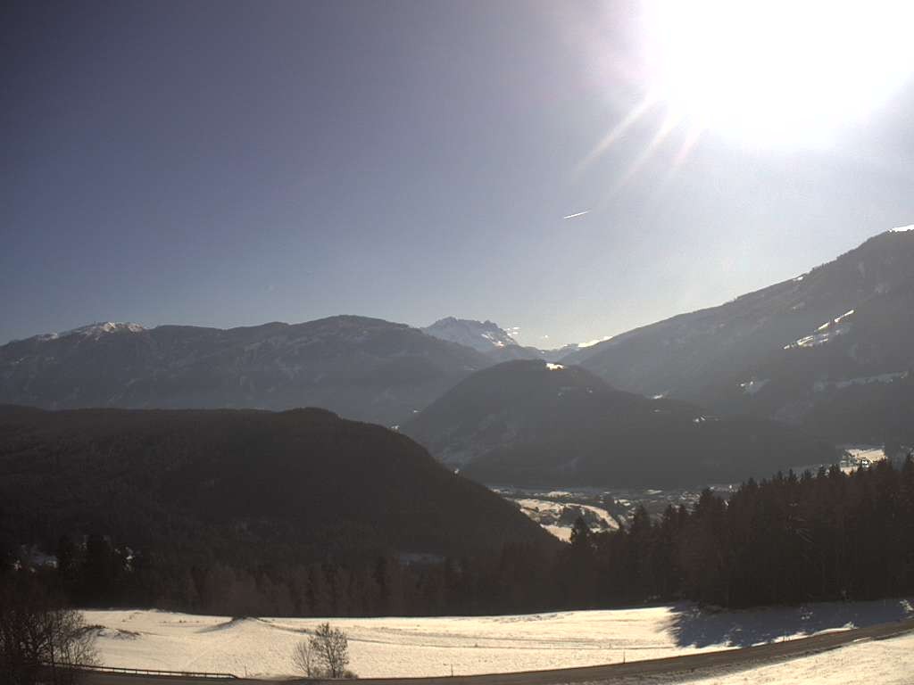 Archiv Foto Webcam Sicht vom Dorf Hofern auf Kiens im Pustertal