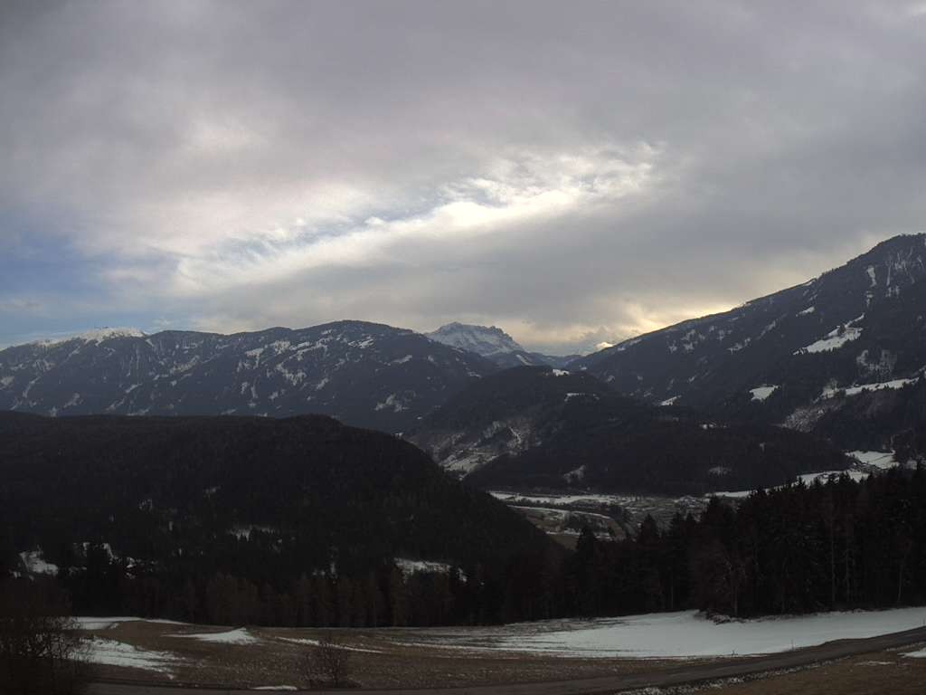 Archiv Foto Webcam Sicht vom Dorf Hofern auf Kiens im Pustertal