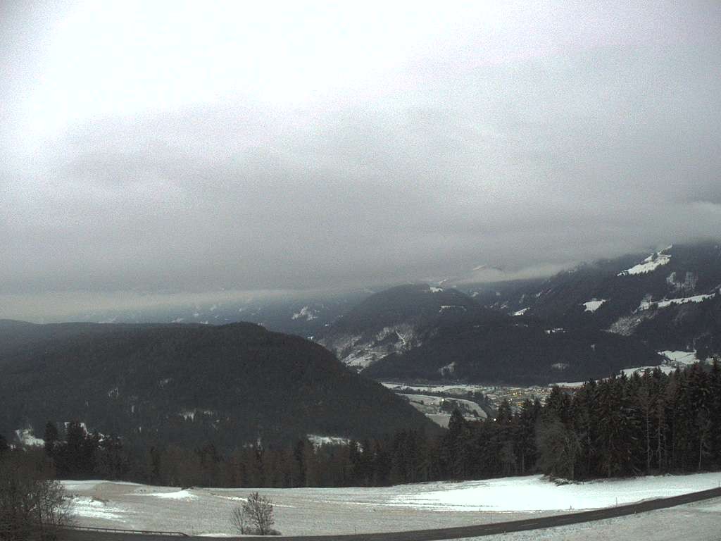 Archiv Foto Webcam Sicht vom Dorf Hofern auf Kiens im Pustertal