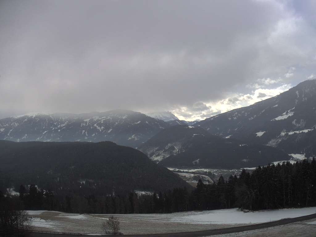 Archiv Foto Webcam Sicht vom Dorf Hofern auf Kiens im Pustertal