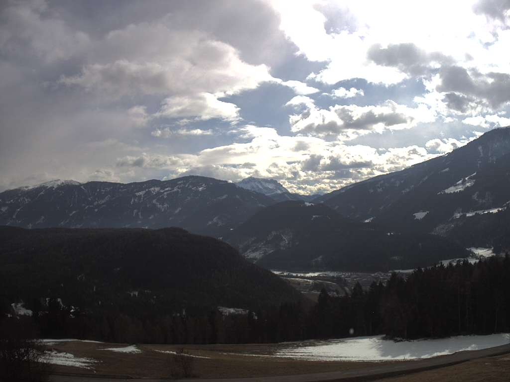 Archiv Foto Webcam Sicht vom Dorf Hofern auf Kiens im Pustertal
