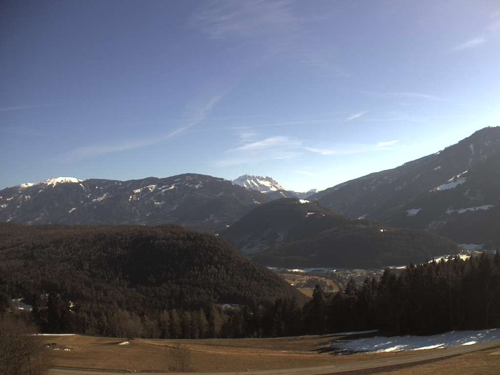Archived image Webcam Outlook from Hofern towards Chienes, South Tyrol