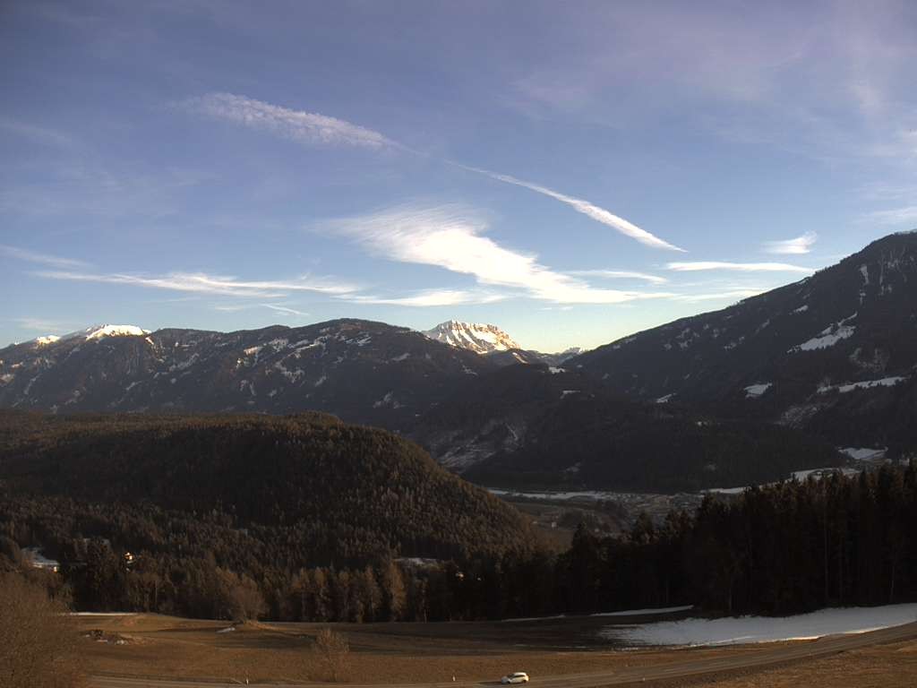 Archived image Webcam Outlook from Hofern towards Chienes, South Tyrol