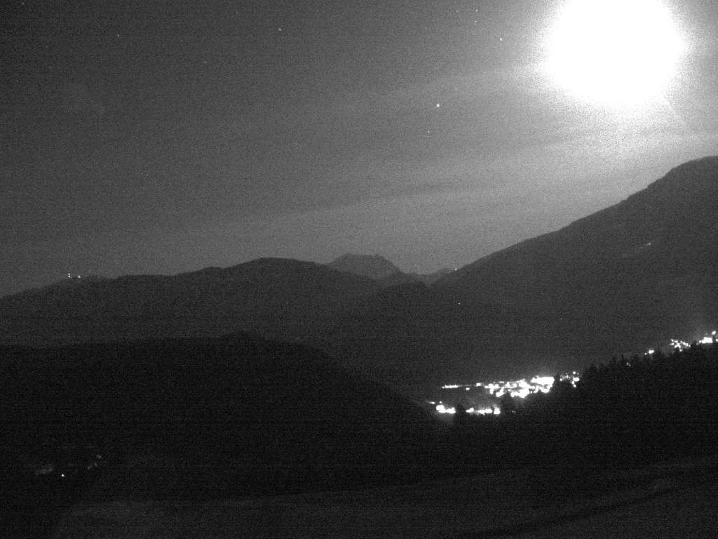 Archived image Webcam Outlook from Hofern towards Chienes, South Tyrol