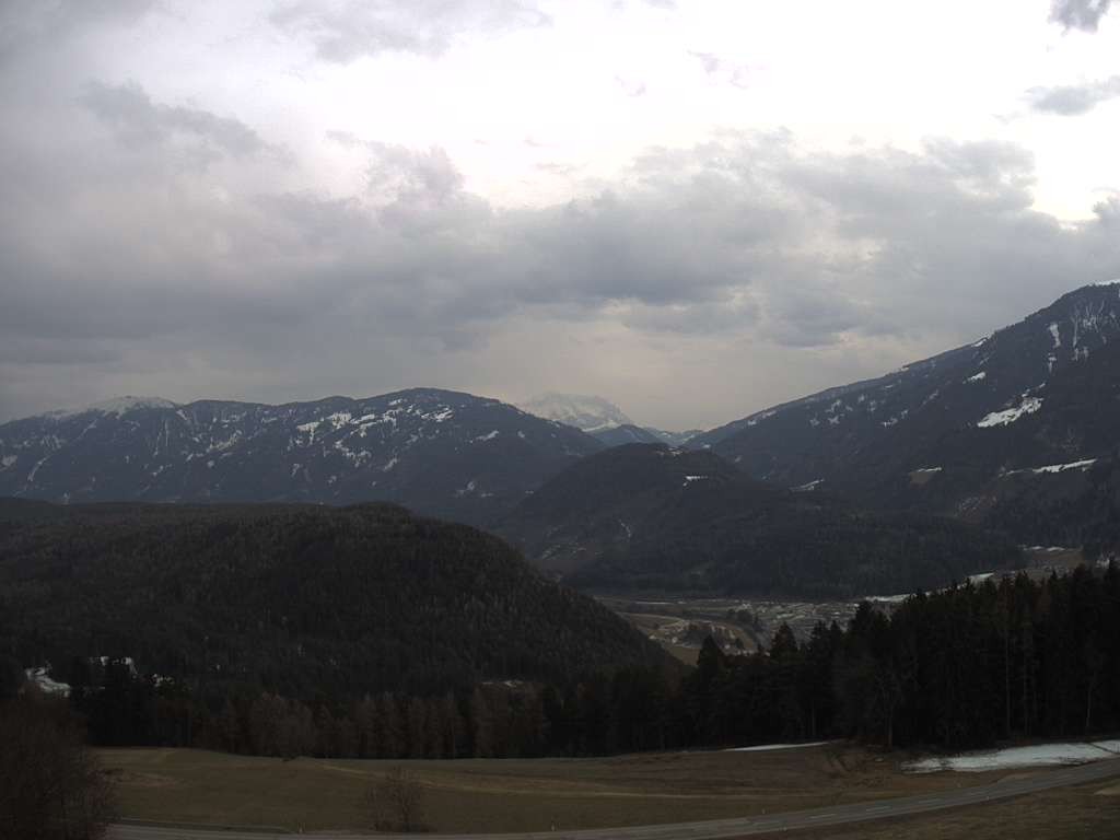 Archiv Foto Webcam Sicht vom Dorf Hofern auf Kiens im Pustertal