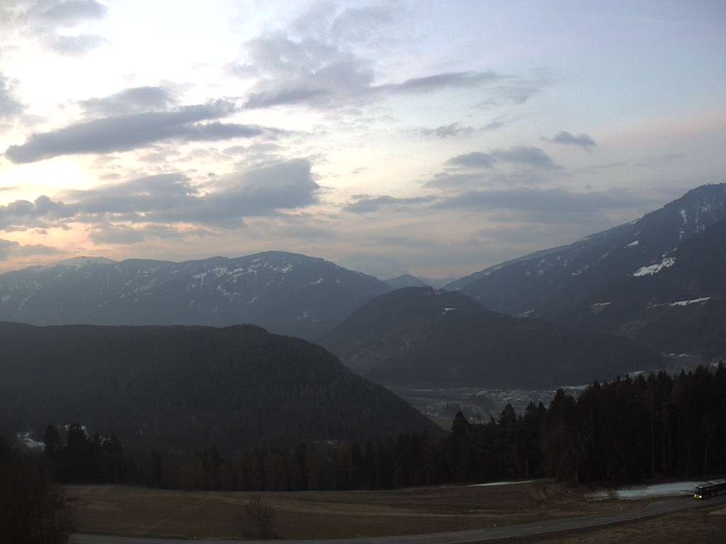 Archiv Foto Webcam Sicht vom Dorf Hofern auf Kiens im Pustertal