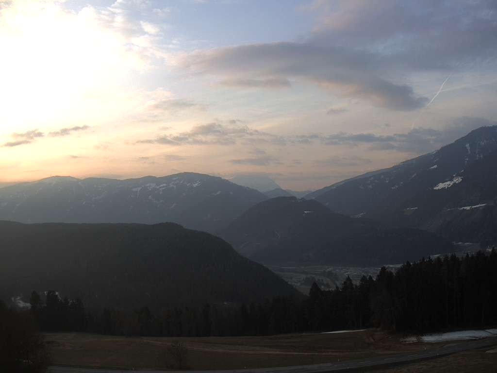 Archiv Foto Webcam Sicht vom Dorf Hofern auf Kiens im Pustertal
