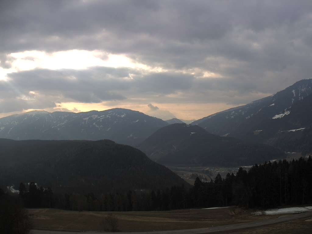 Archiv Foto Webcam Sicht vom Dorf Hofern auf Kiens im Pustertal