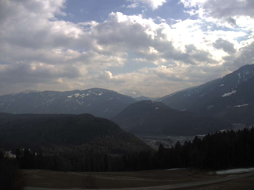 Archiv Foto Webcam Sicht vom Dorf Hofern auf Kiens im Pustertal