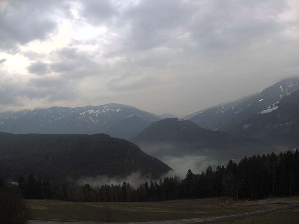 Archiv Foto Webcam Sicht vom Dorf Hofern auf Kiens im Pustertal