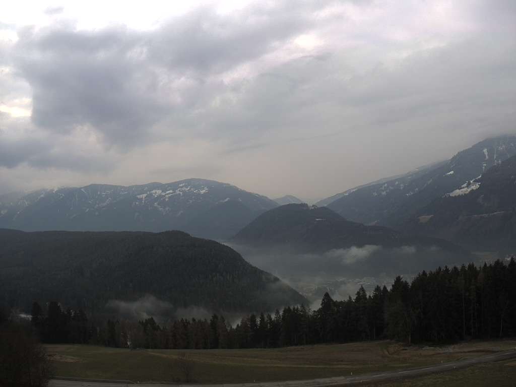 Archiv Foto Webcam Sicht vom Dorf Hofern auf Kiens im Pustertal