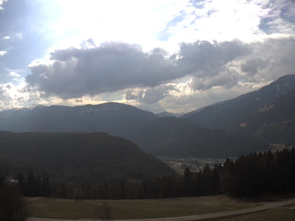 Archiv Foto Webcam Sicht vom Dorf Hofern auf Kiens im Pustertal