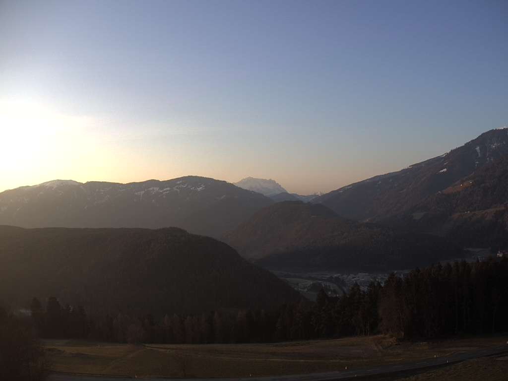 Archived image Webcam Outlook from Hofern towards Chienes, South Tyrol