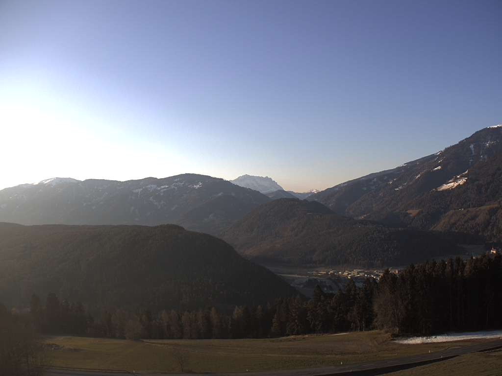 Archiv Foto Webcam Sicht vom Dorf Hofern auf Kiens im Pustertal