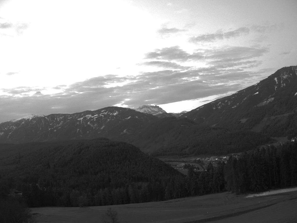 Archiv Foto Webcam Sicht vom Dorf Hofern auf Kiens im Pustertal