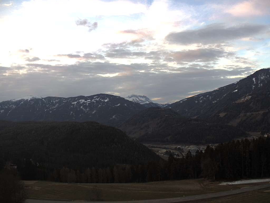 Archiv Foto Webcam Sicht vom Dorf Hofern auf Kiens im Pustertal