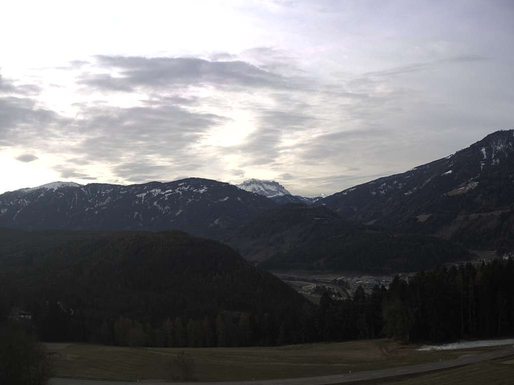 Archiv Foto Webcam Sicht vom Dorf Hofern auf Kiens im Pustertal
