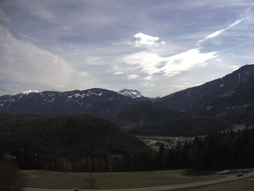 Archiv Foto Webcam Sicht vom Dorf Hofern auf Kiens im Pustertal
