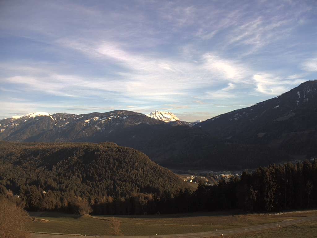 Archiv Foto Webcam Sicht vom Dorf Hofern auf Kiens im Pustertal