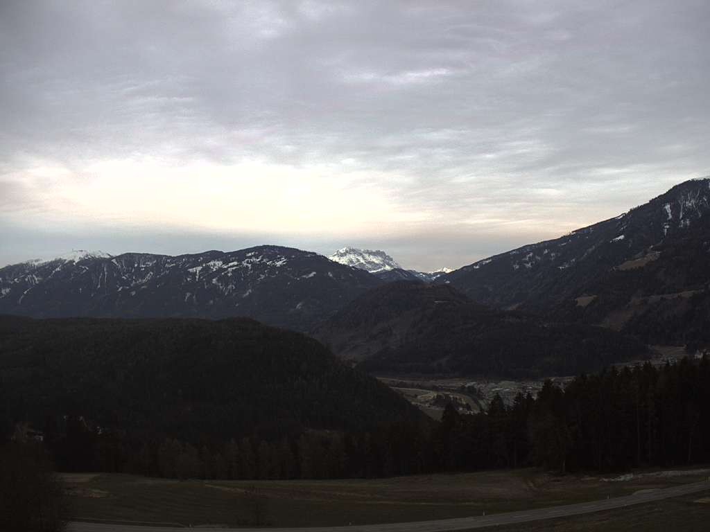 Archiv Foto Webcam Sicht vom Dorf Hofern auf Kiens im Pustertal