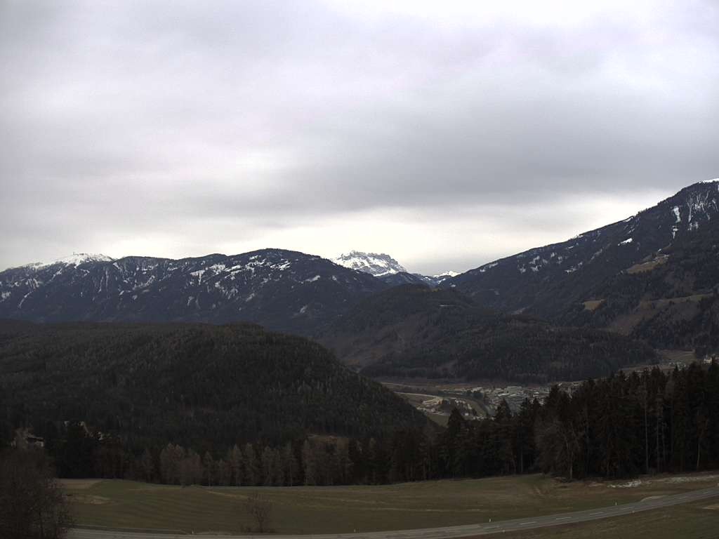 Archiv Foto Webcam Sicht vom Dorf Hofern auf Kiens im Pustertal