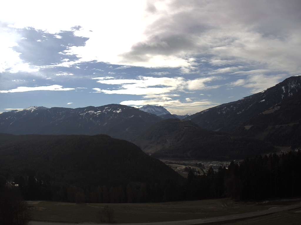 Archiv Foto Webcam Sicht vom Dorf Hofern auf Kiens im Pustertal