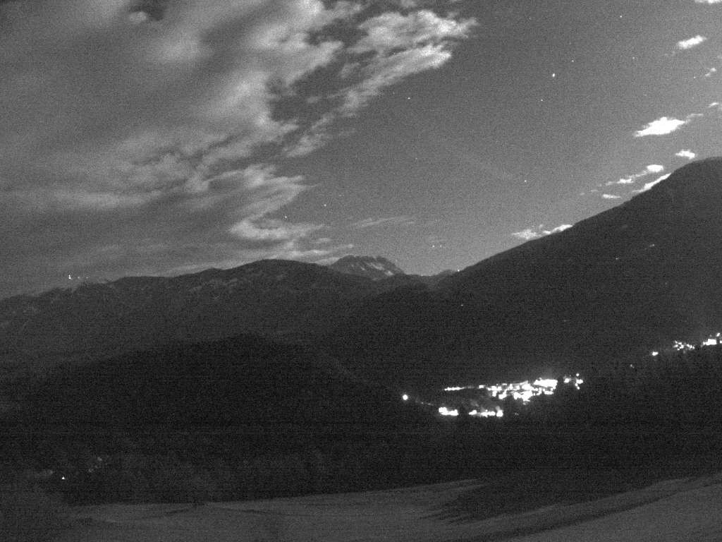 Archived image Webcam Outlook from Hofern towards Chienes, South Tyrol