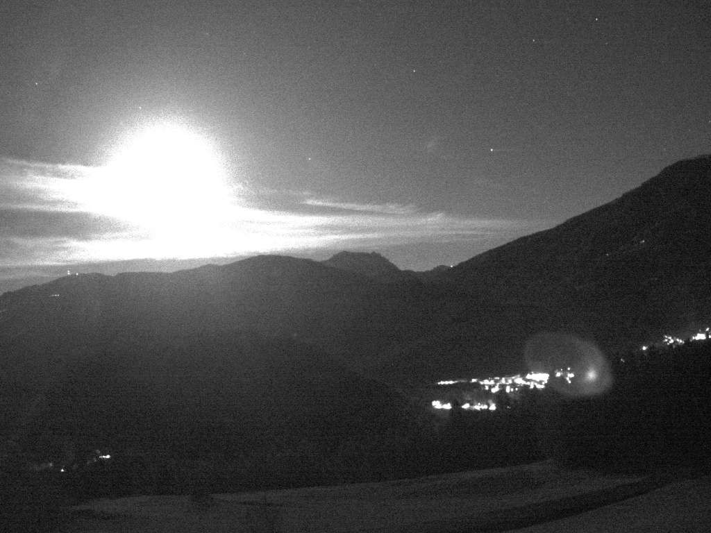 Archived image Webcam Outlook from Hofern towards Chienes, South Tyrol