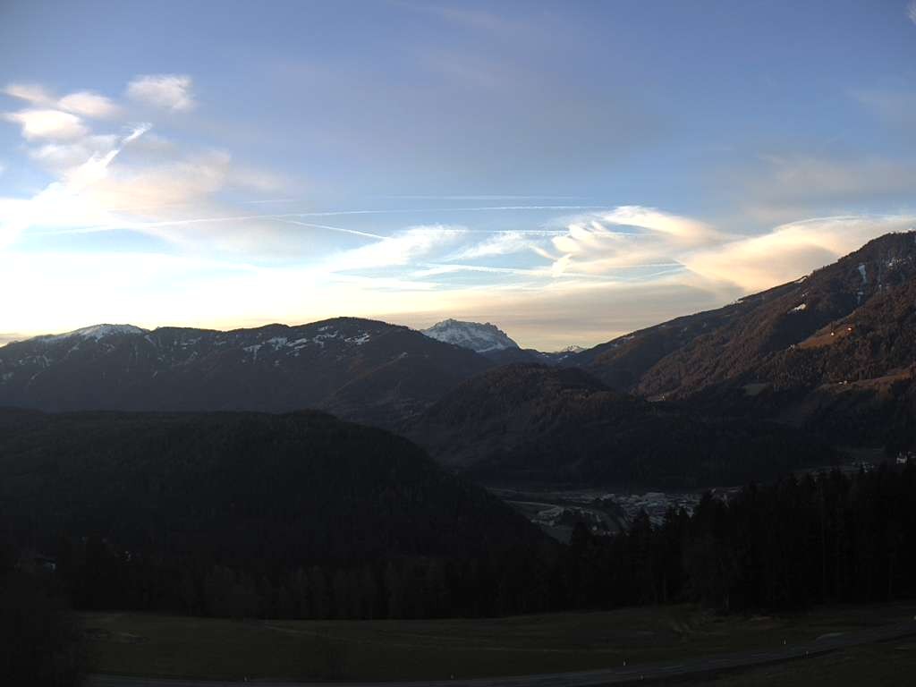 Archived image Webcam Outlook from Hofern towards Chienes, South Tyrol
