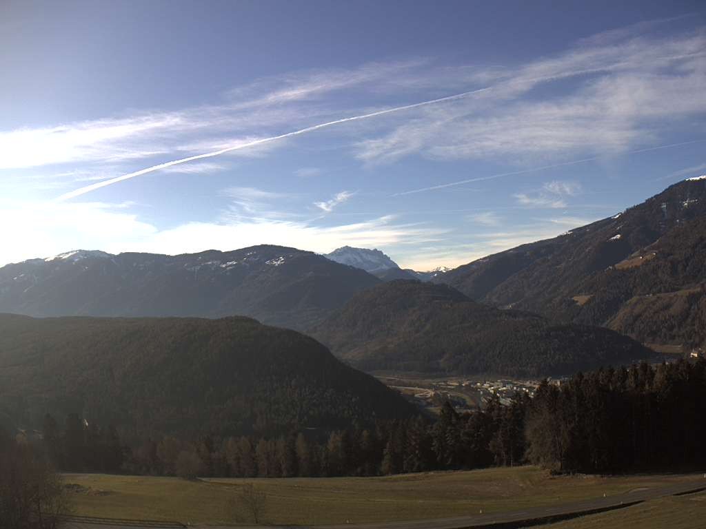Archived image Webcam Outlook from Hofern towards Chienes, South Tyrol
