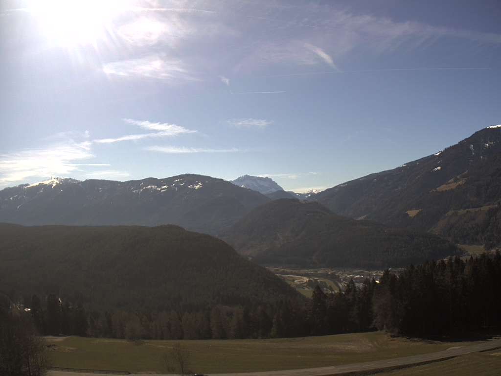 Archived image Webcam Outlook from Hofern towards Chienes, South Tyrol