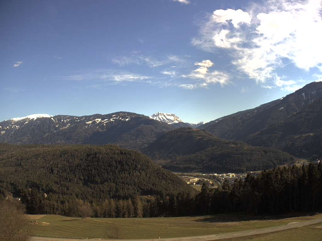 Archived image Webcam Outlook from Hofern towards Chienes, South Tyrol