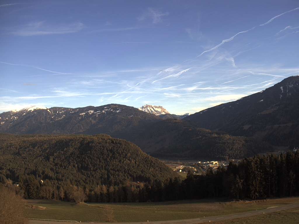 Archived image Webcam Outlook from Hofern towards Chienes, South Tyrol