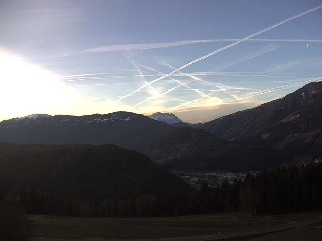 Archived image Webcam Outlook from Hofern towards Chienes, South Tyrol