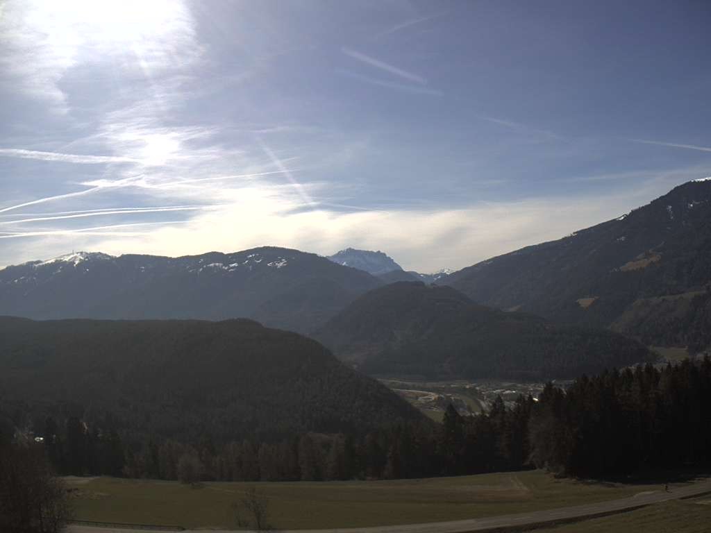 Archived image Webcam Outlook from Hofern towards Chienes, South Tyrol