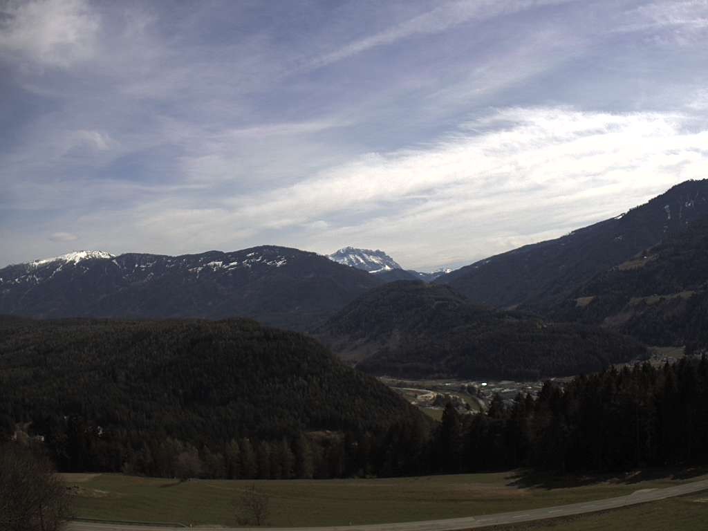 Archived image Webcam Outlook from Hofern towards Chienes, South Tyrol