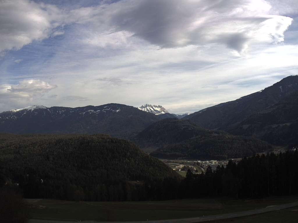 Archived image Webcam Outlook from Hofern towards Chienes, South Tyrol