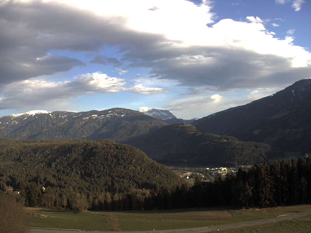 Archived image Webcam Outlook from Hofern towards Chienes, South Tyrol