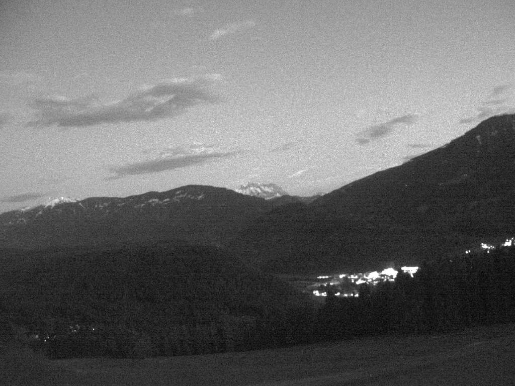 Archived image Webcam Outlook from Hofern towards Chienes, South Tyrol