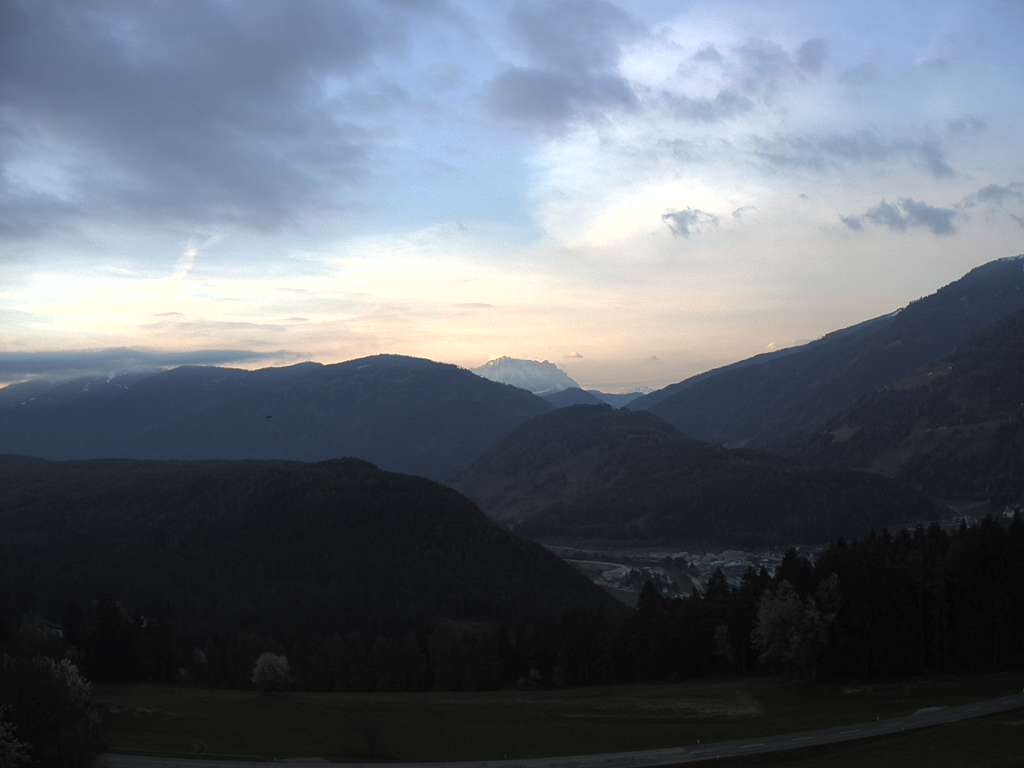 Archiv Foto Webcam Sicht vom Dorf Hofern auf Kiens im Pustertal