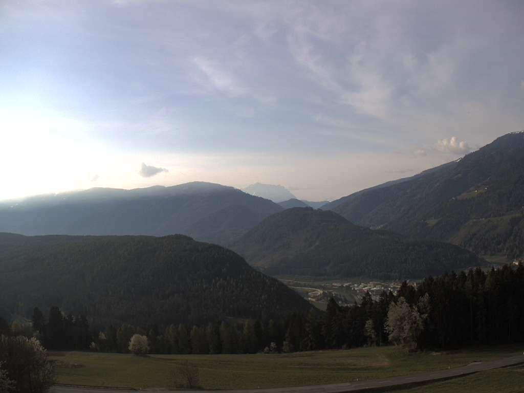 Archiv Foto Webcam Sicht vom Dorf Hofern auf Kiens im Pustertal