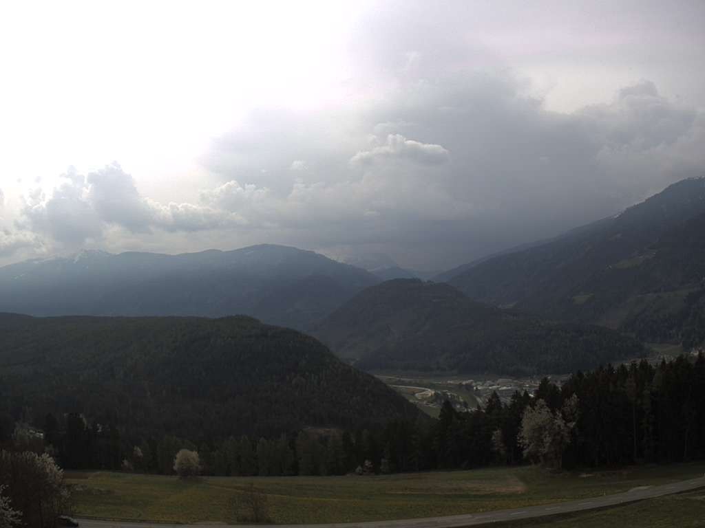 Archiv Foto Webcam Sicht vom Dorf Hofern auf Kiens im Pustertal