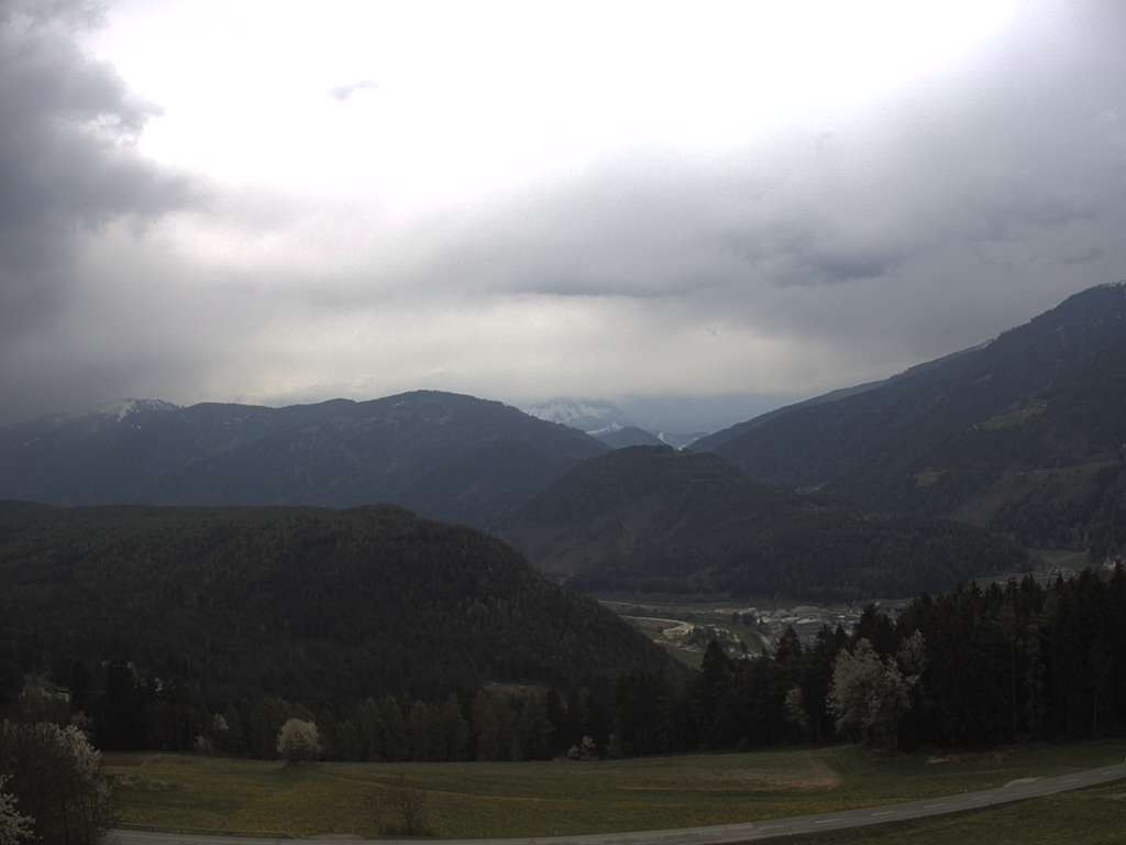 Archiv Foto Webcam Sicht vom Dorf Hofern auf Kiens im Pustertal